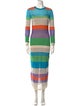 Diane von Furstenberg Striped Long Dress