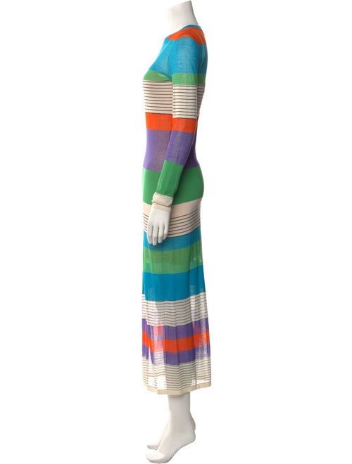 Diane von Furstenberg Striped Long Dress