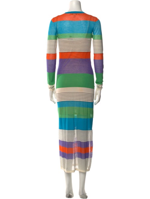 Diane von Furstenberg Striped Long Dress