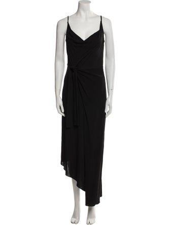 Diane von Furstenberg Cowl Neck Long Dress