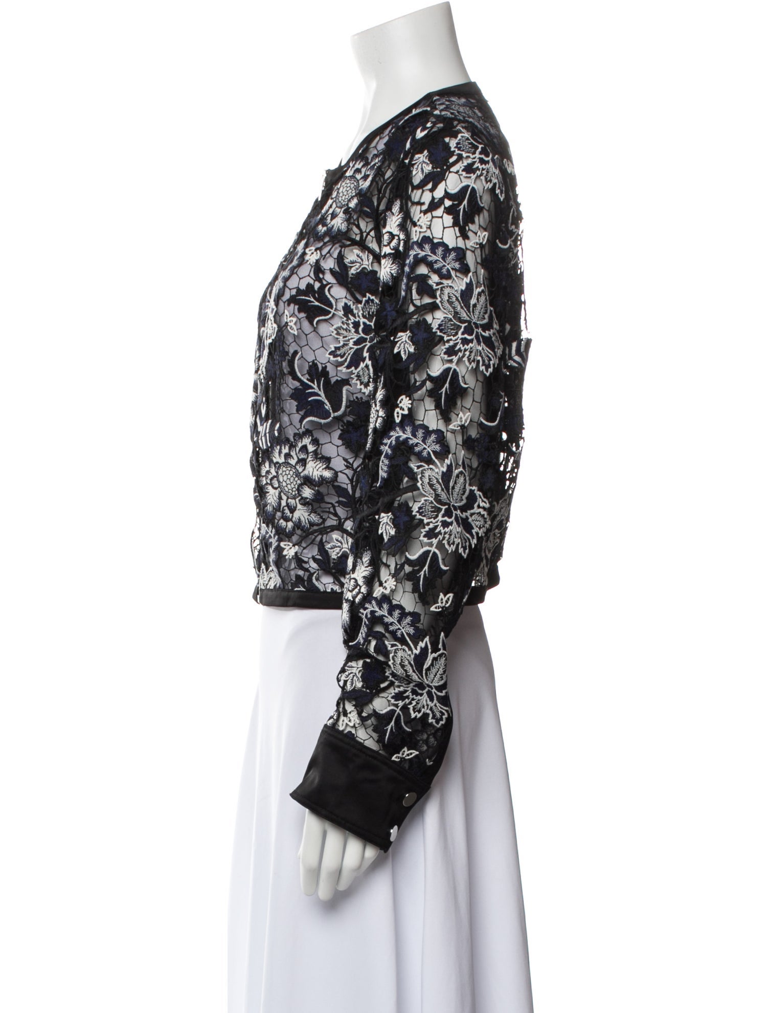 Diane von Furstenberg Floral Print Evening Jacket