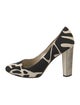 Diane von Furstenberg Canvas Printed Pumps