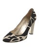 Diane von Furstenberg Canvas Printed Pumps