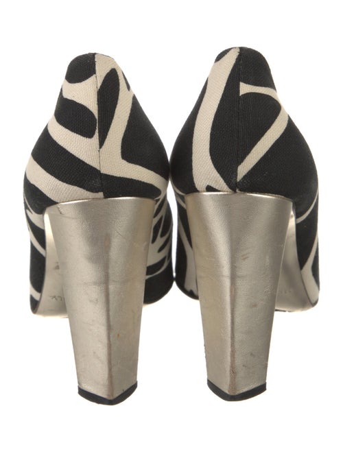 Diane von Furstenberg Canvas Printed Pumps