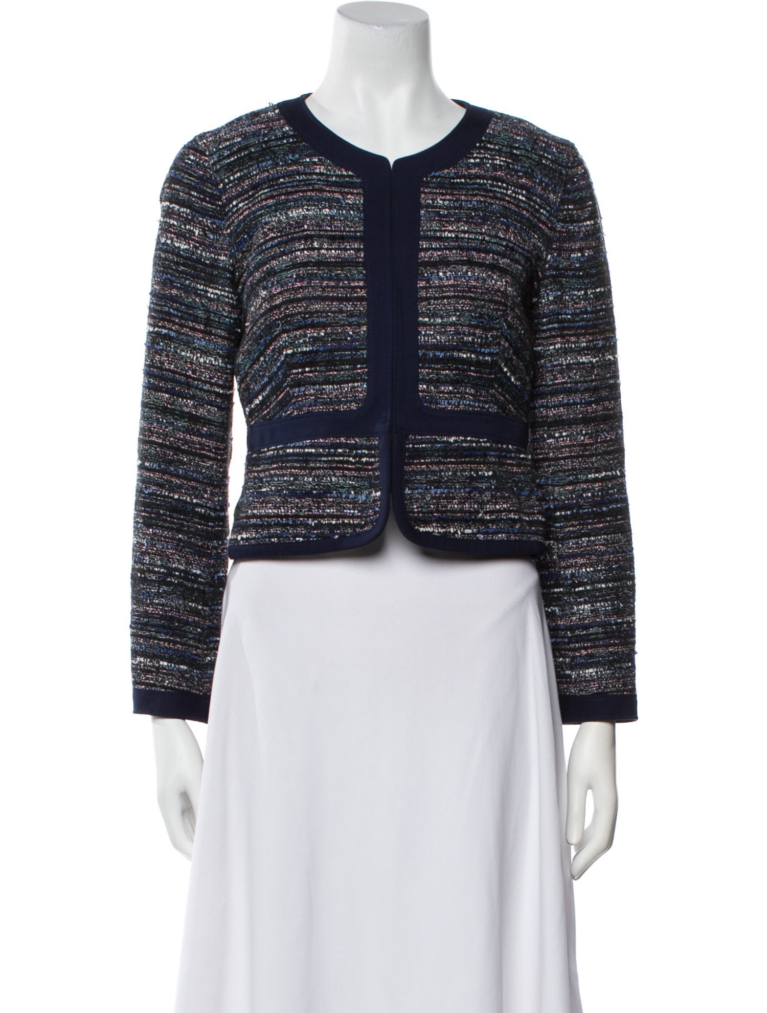 Diane von Furstenberg Tweed Pattern Evening Jacket