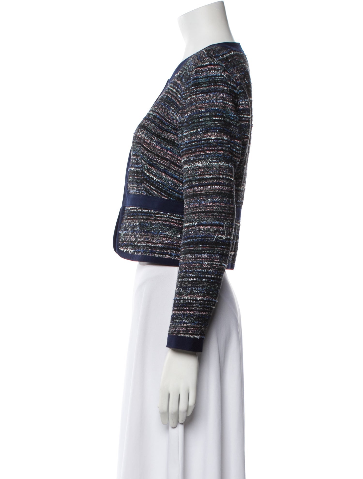 Diane von Furstenberg Tweed Pattern Evening Jacket