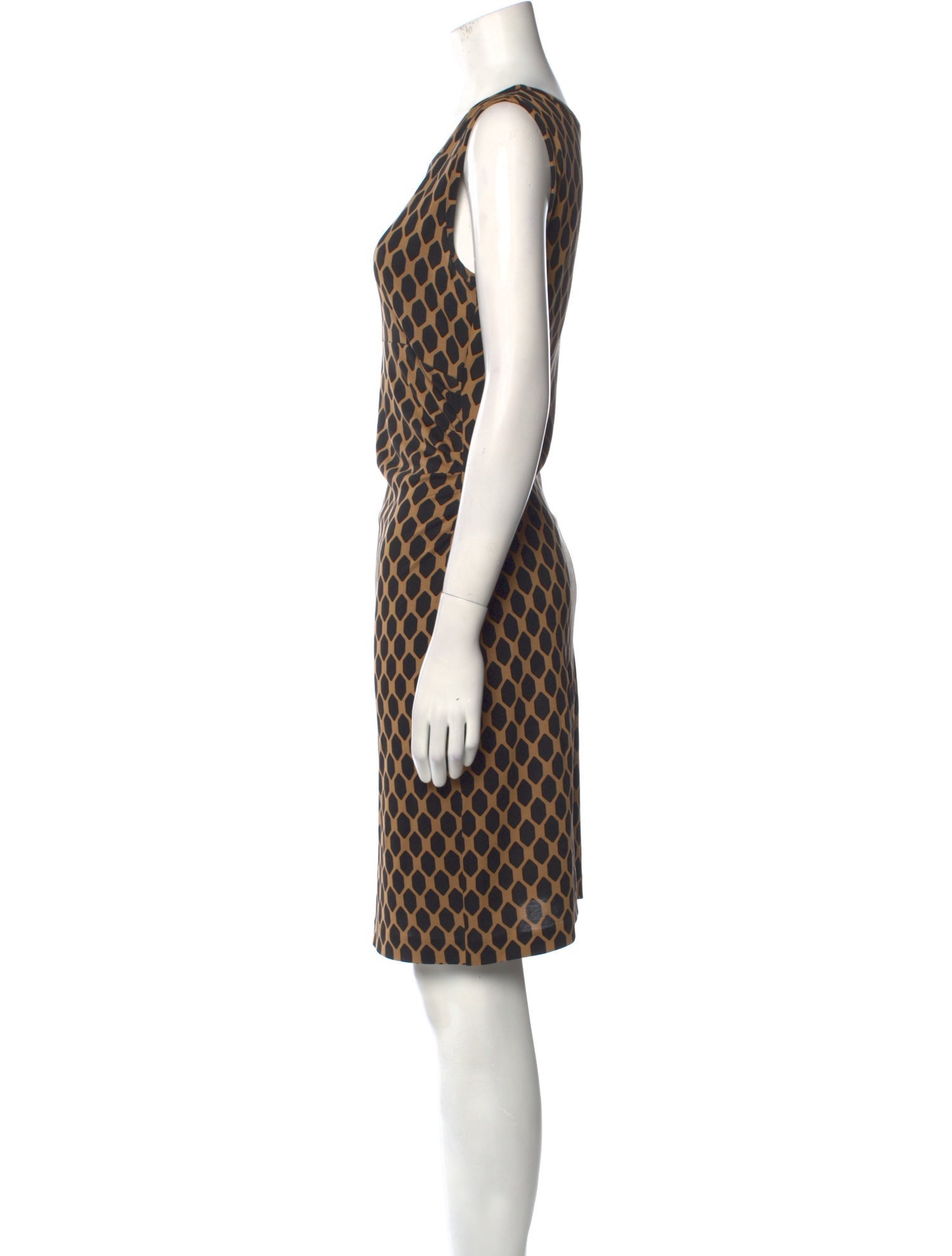 Diane von Furstenberg Silk Knee-Length Dress
