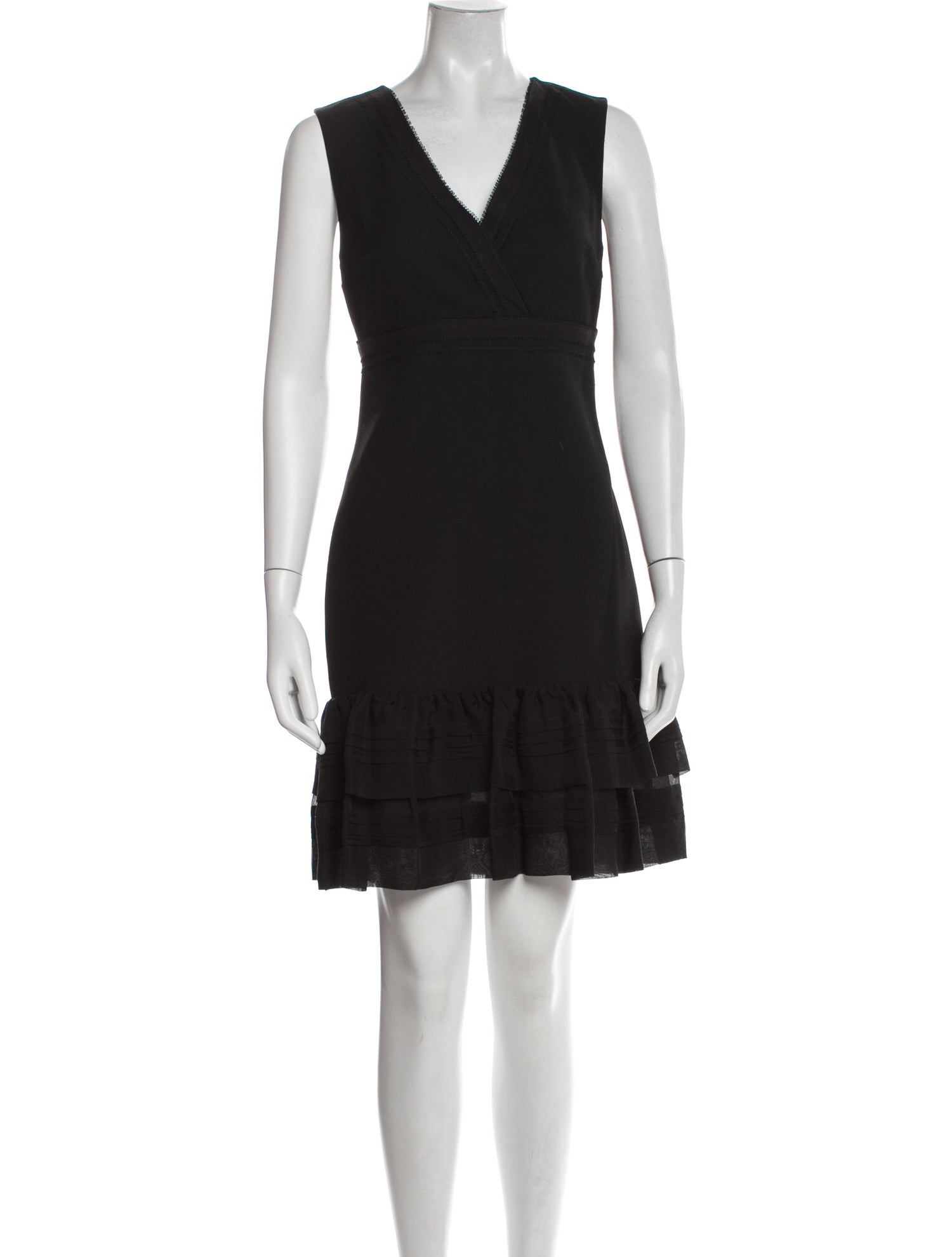 Diane von Furstenberg V-Neck Mini Dress