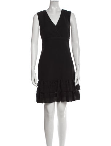 Diane von Furstenberg Dresses V-Neck Mini Dress XS