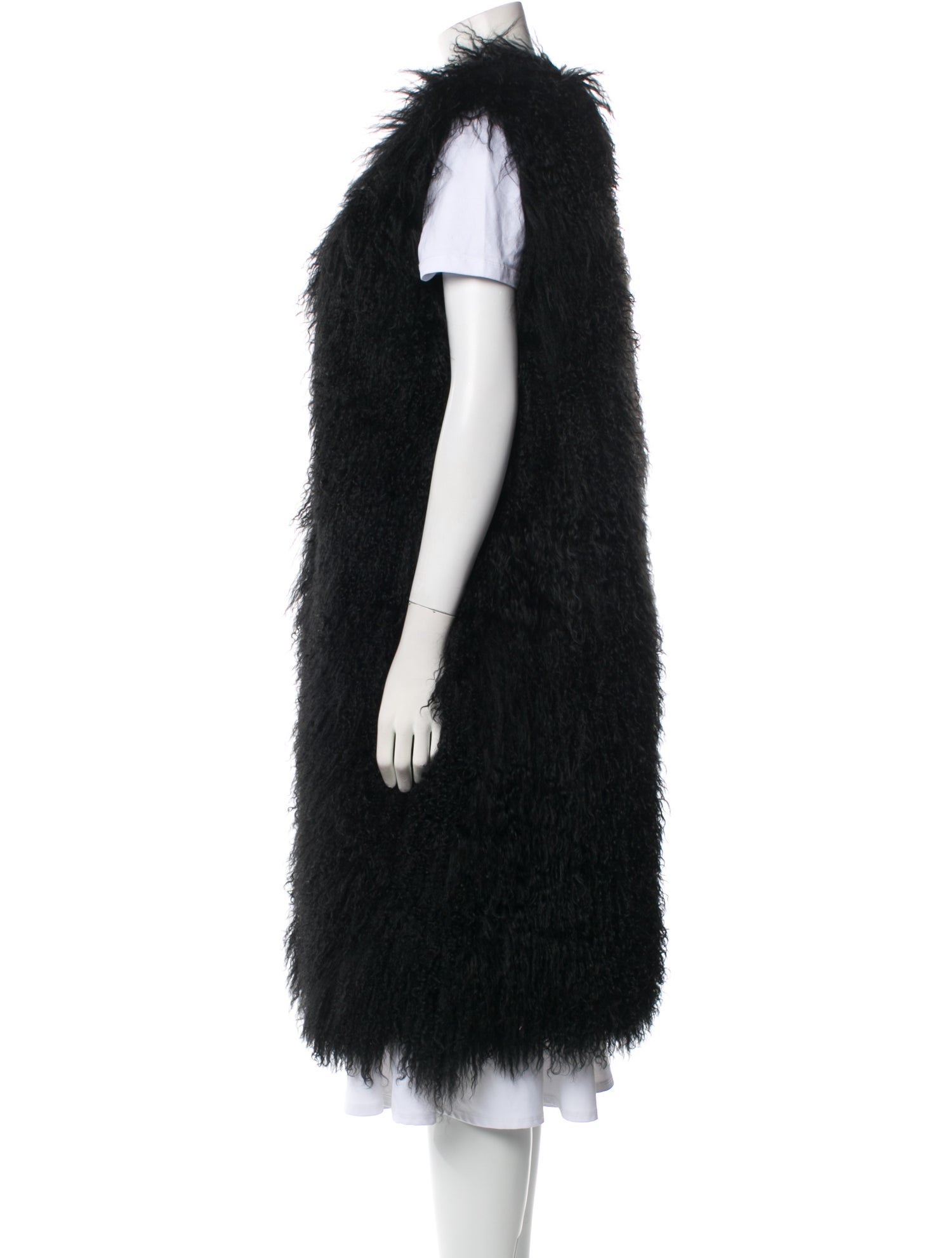 Diane von Furstenberg Mongolian Lamb Fur Coat