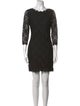 Diane von Furstenberg Lace Pattern Mini Dress