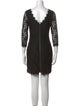 Diane von Furstenberg Lace Pattern Mini Dress