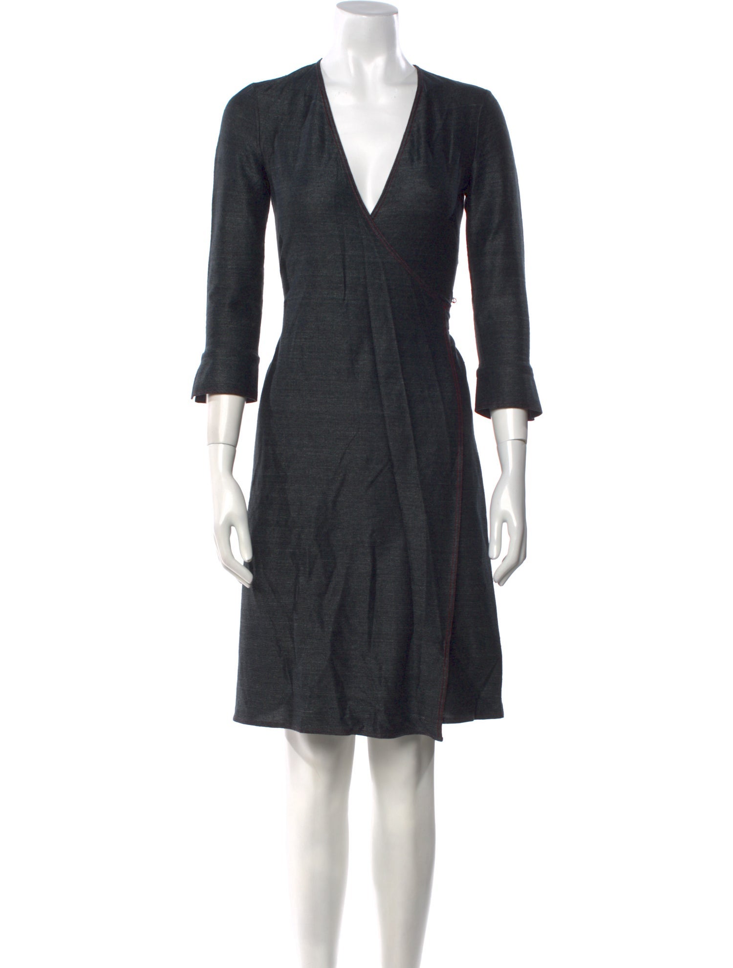 Diane von Furstenberg Linen Knee-Length Dress