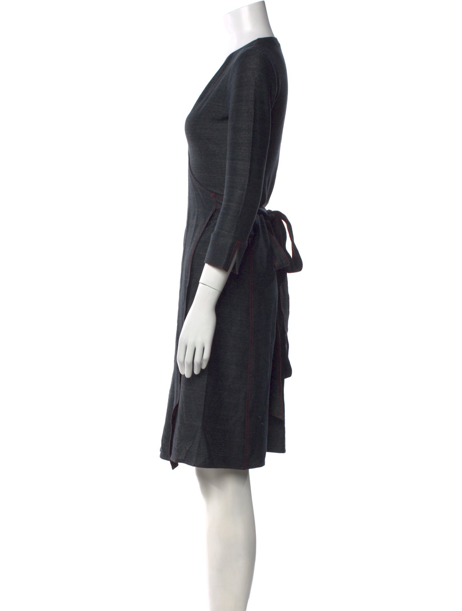 Diane von Furstenberg Linen Knee-Length Dress