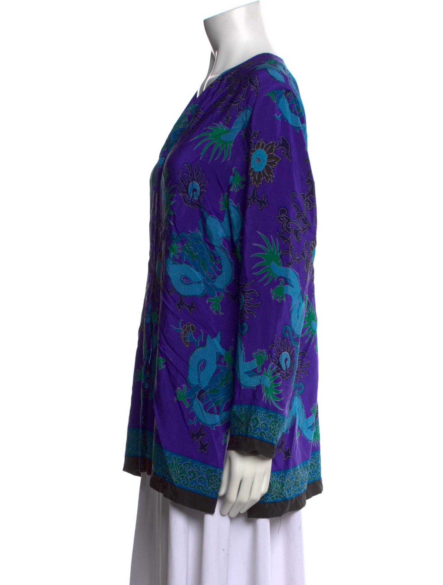Diane von Furstenberg Silk Printed Tunic