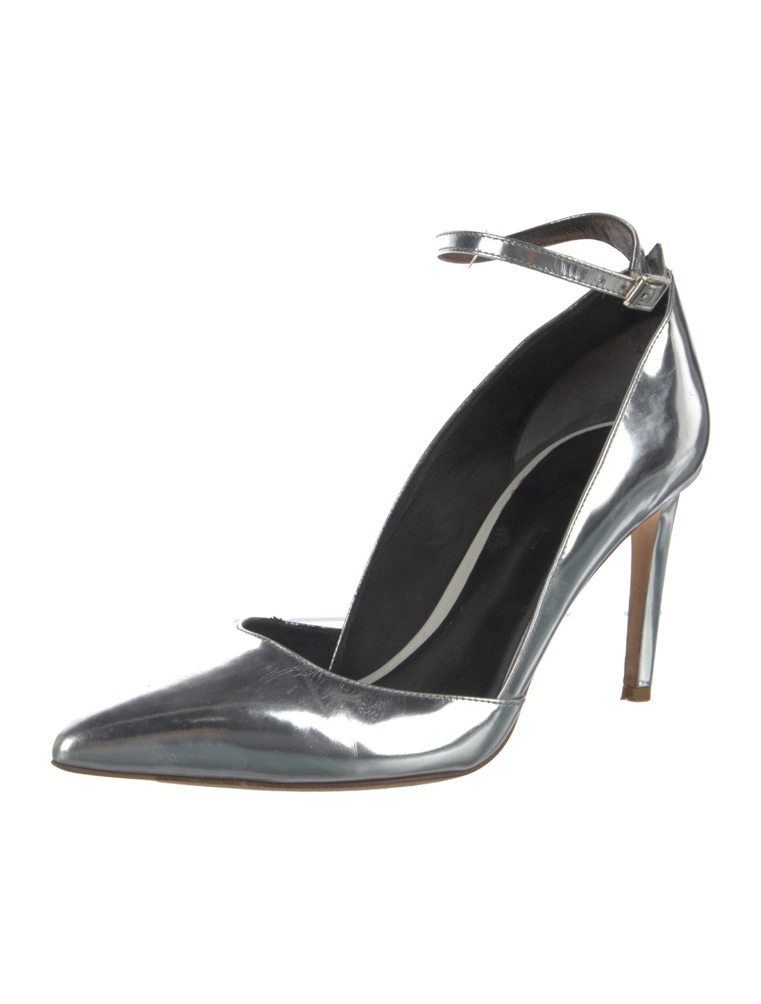 Diane von Furstenberg Patent Leather D'Orsay Pumps