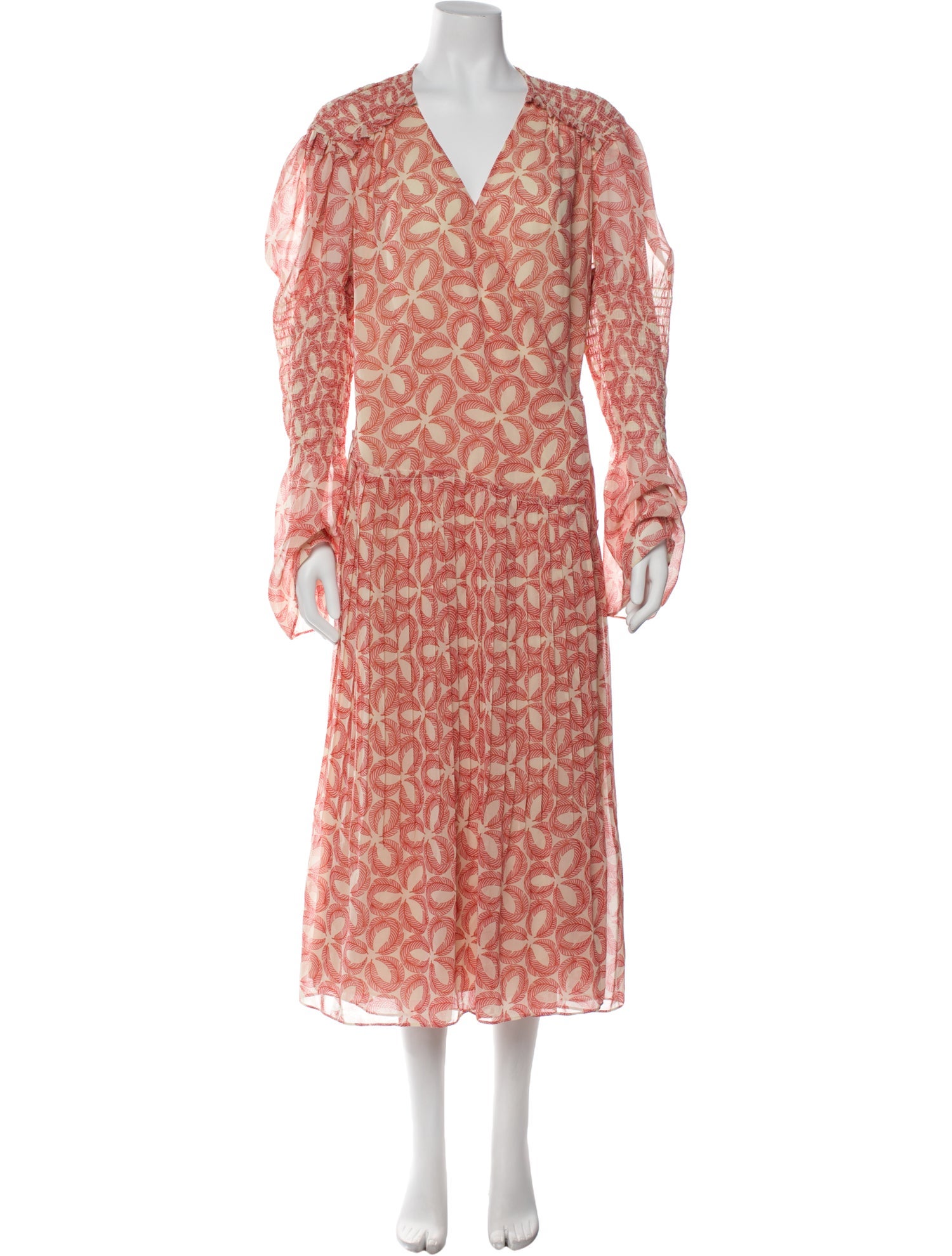 Diane von Furstenberg Printed Long Dress