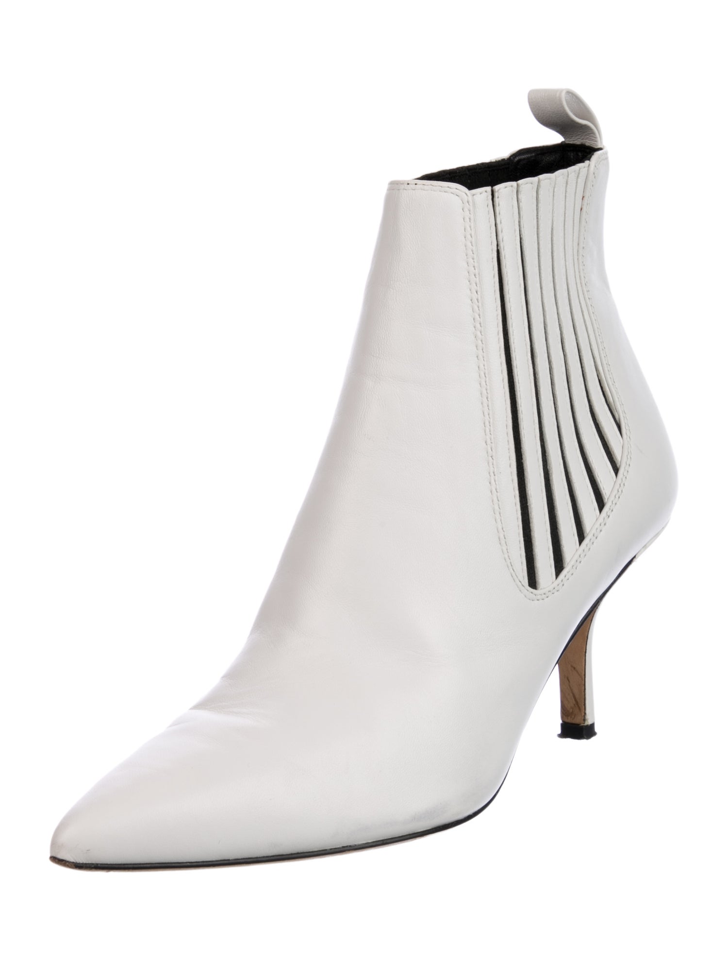 Diane von Furstenberg Leather Sock Boots