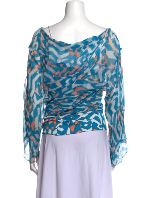 Diane von Furstenberg Silk Printed Top