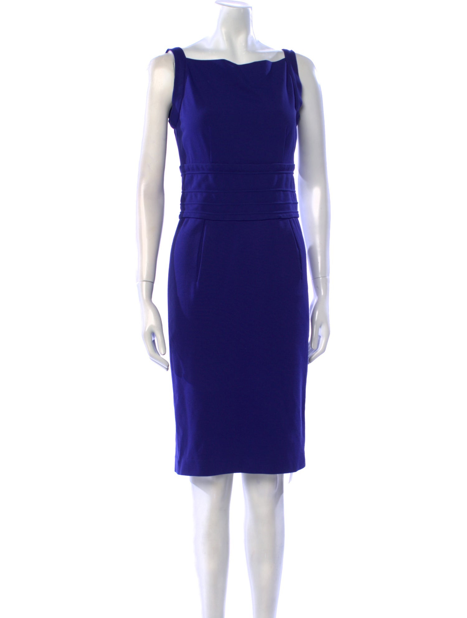 Diane von Furstenberg Bateau Neckline Knee-Length Dress