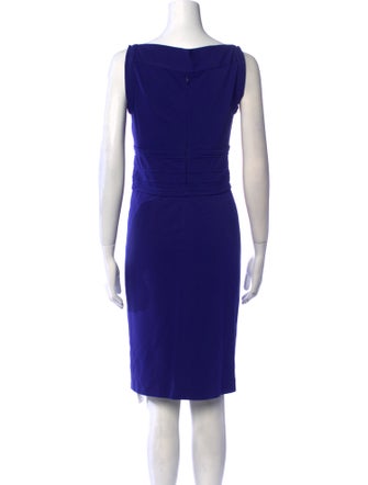Diane von Furstenberg Bateau Neckline Knee-Length Dress