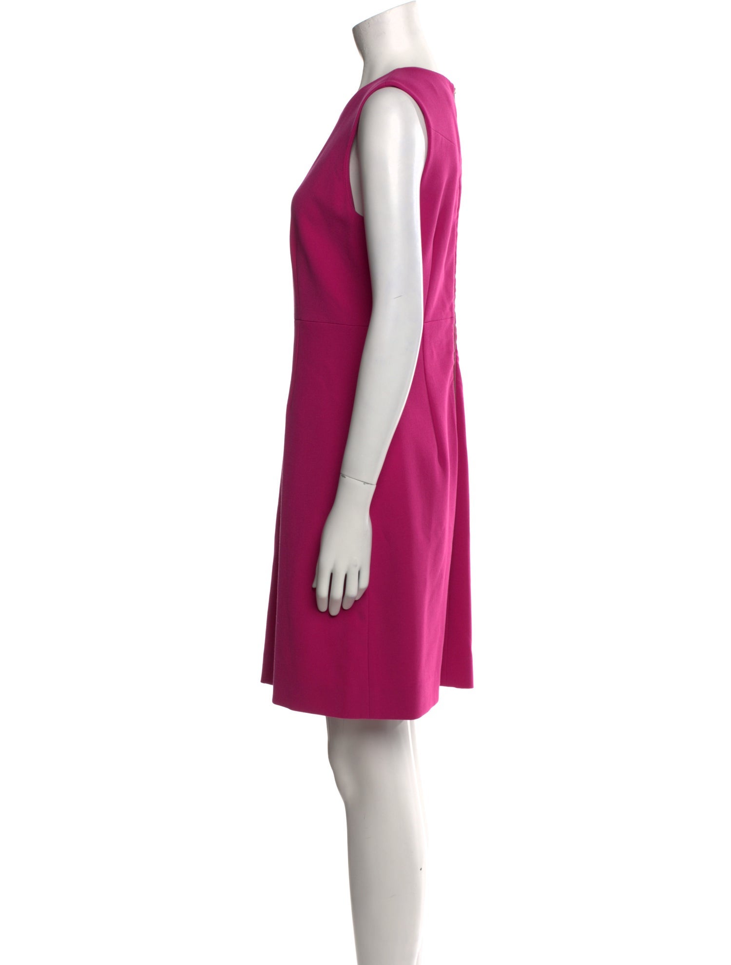 Diane von Furstenberg Scoop Neck Mini Dress