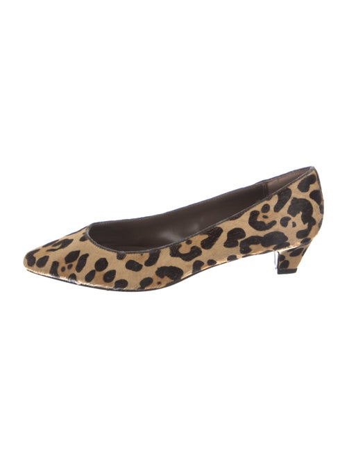 Diane von Furstenberg Ponyhair Animal Print Ballet Flats