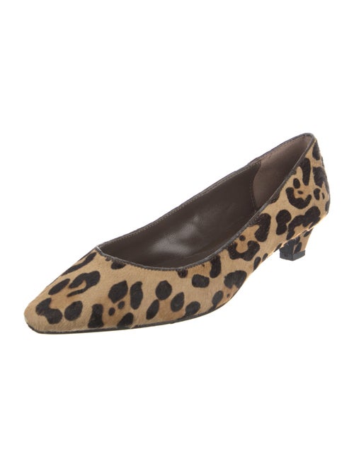 Diane von Furstenberg Ponyhair Animal Print Ballet Flats