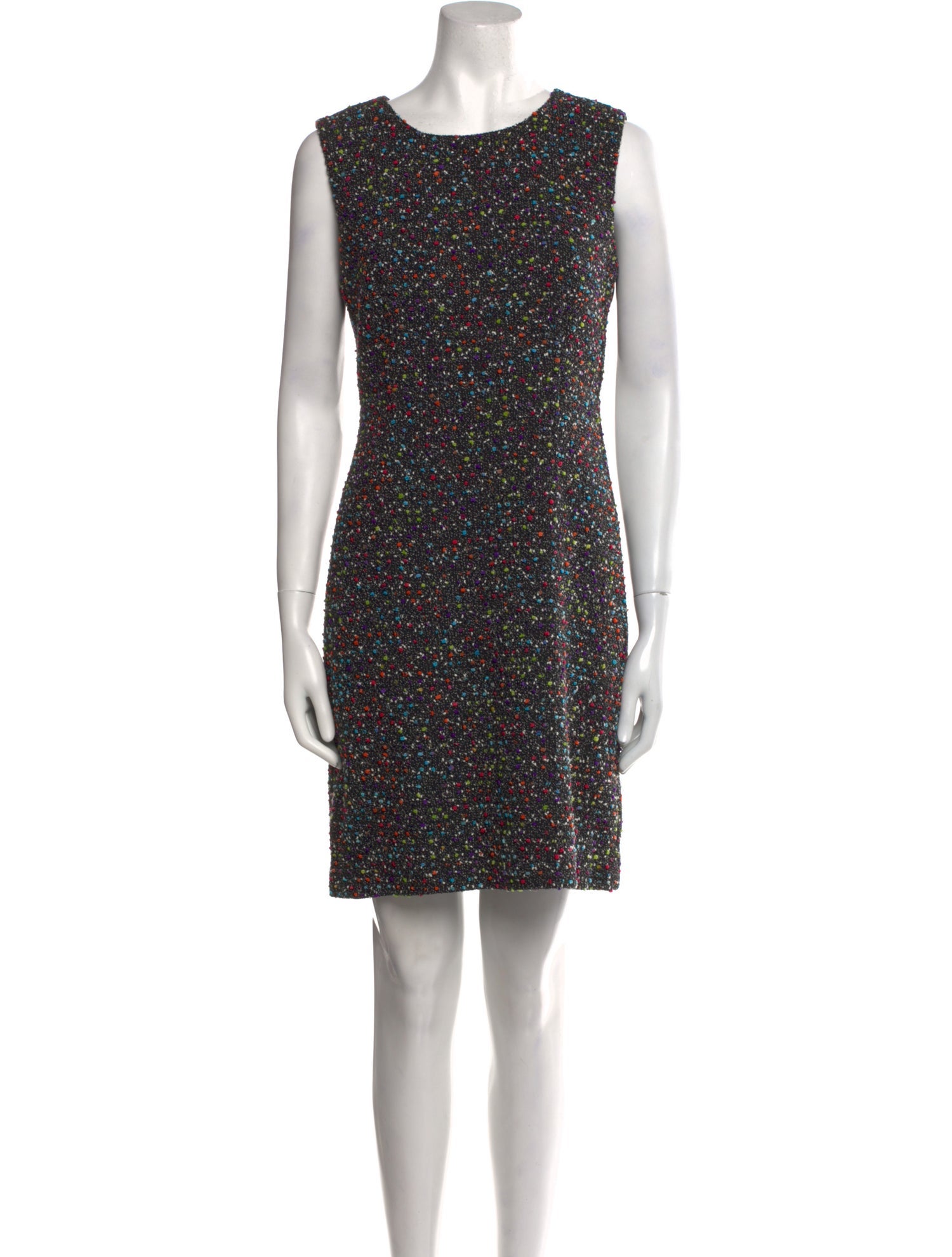 Diane von Furstenberg Bateau Neckline Mini Dress