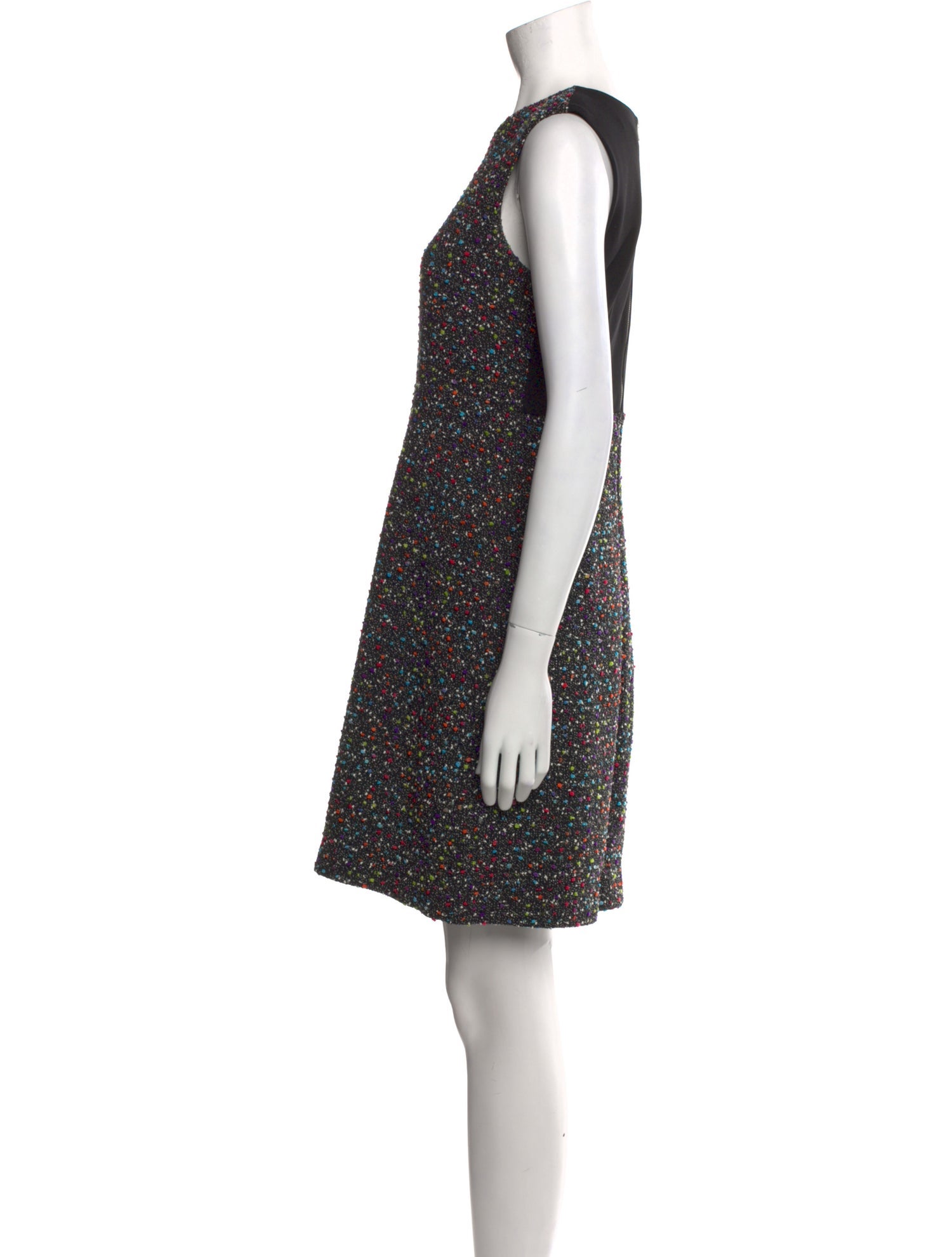 Diane von Furstenberg Bateau Neckline Mini Dress