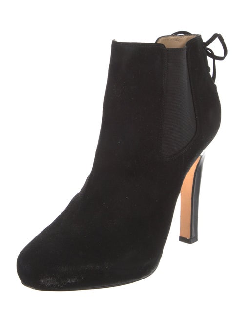 Diane von Furstenberg Suede Braided Accents Chelsea Boots