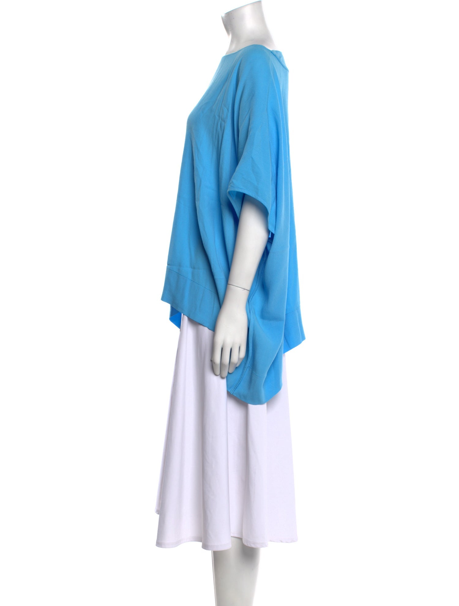 Diane von Furstenberg Bateau Neckline Short Sleeve Tunic