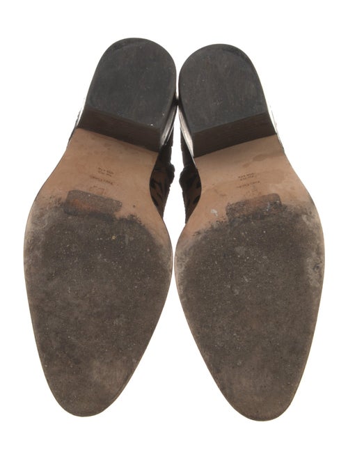 Diane von Furstenberg Ponyhair Animal Print Lace-Up Boots