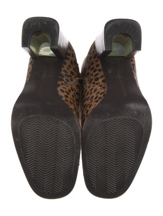 Diane von Furstenberg Ponyhair Animal Print Riding Boots