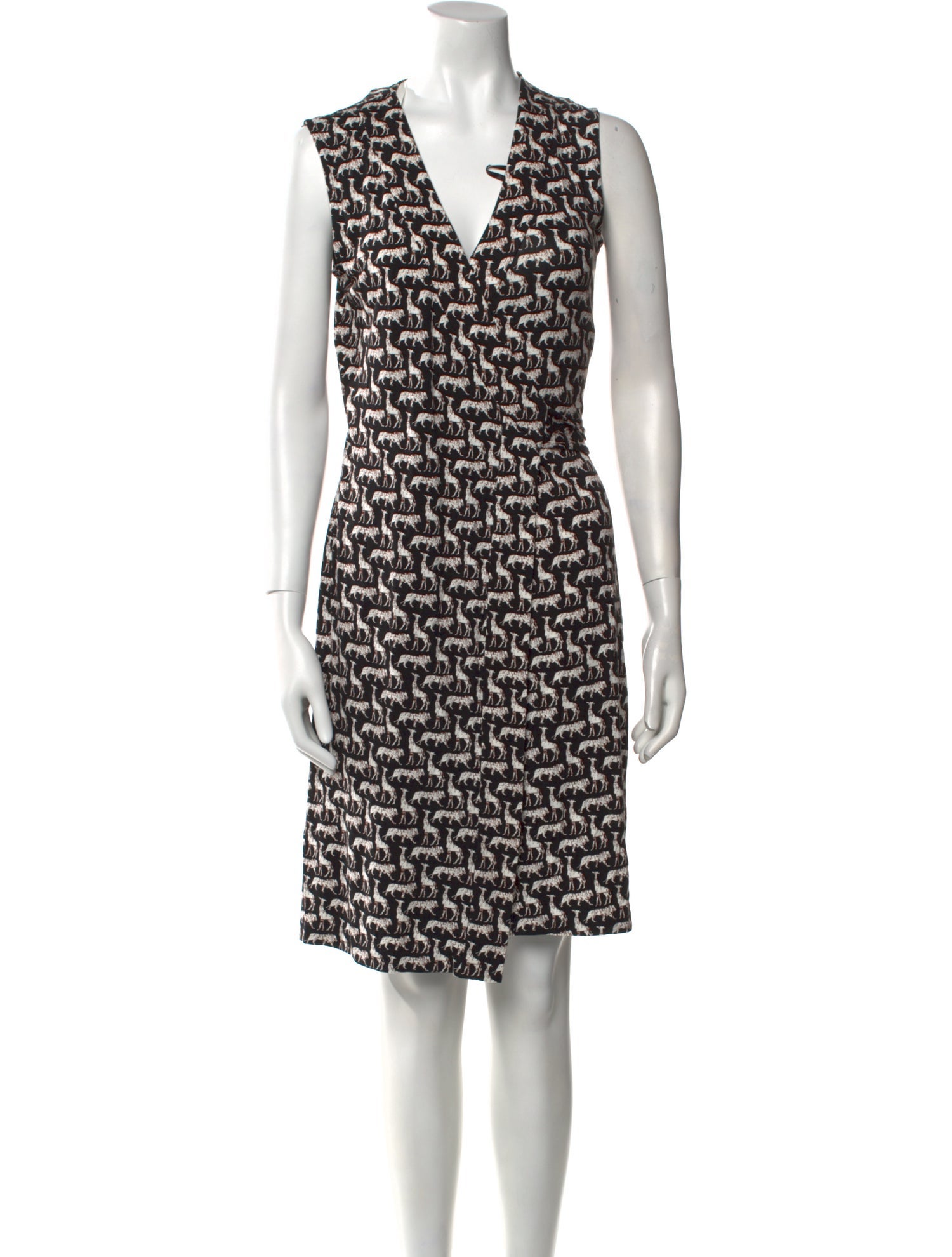 Diane von Furstenberg Printed Knee-Length Dress