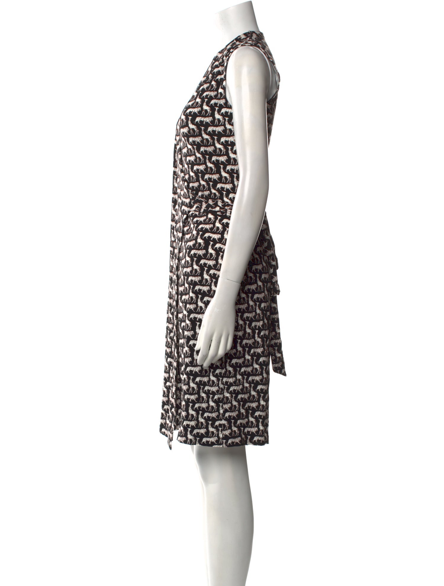 Diane von Furstenberg Printed Knee-Length Dress