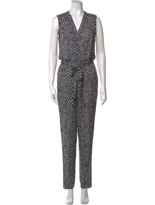 Diane von Furstenberg Silk Printed Jumpsuit