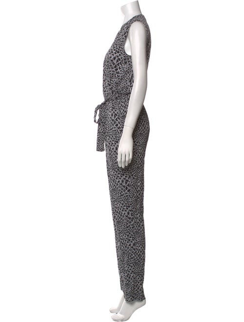 Diane von Furstenberg Silk Printed Jumpsuit
