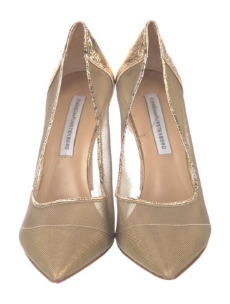 Diane von Furstenberg Mesh Mesh Accents Pumps