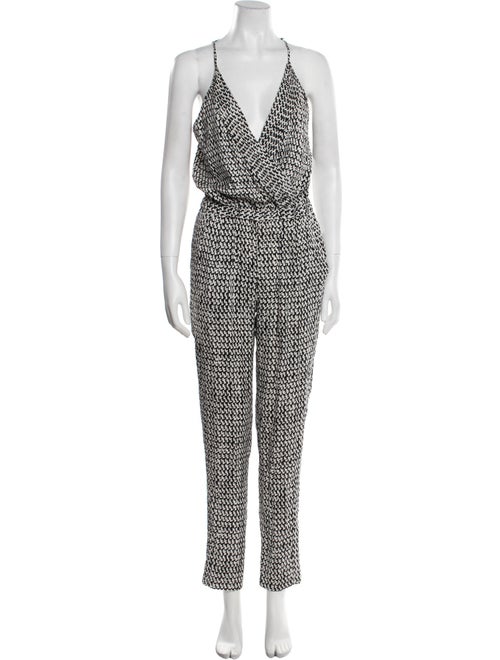 Diane von Furstenberg Silk Printed Jumpsuit