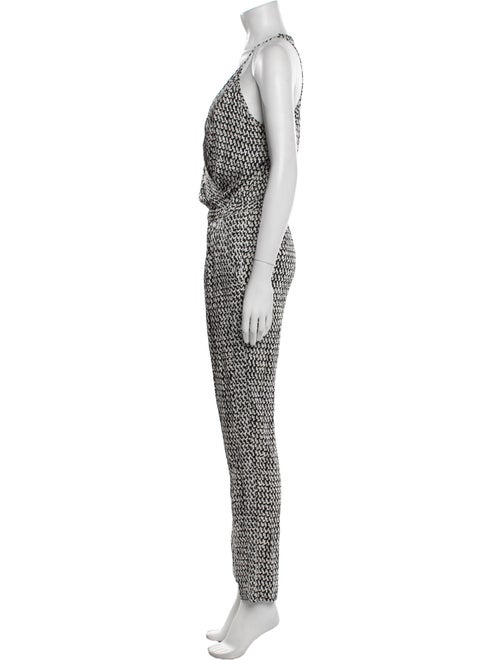 Diane von Furstenberg Silk Printed Jumpsuit