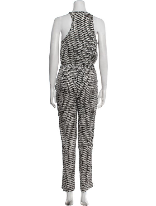 Diane von Furstenberg Silk Printed Jumpsuit