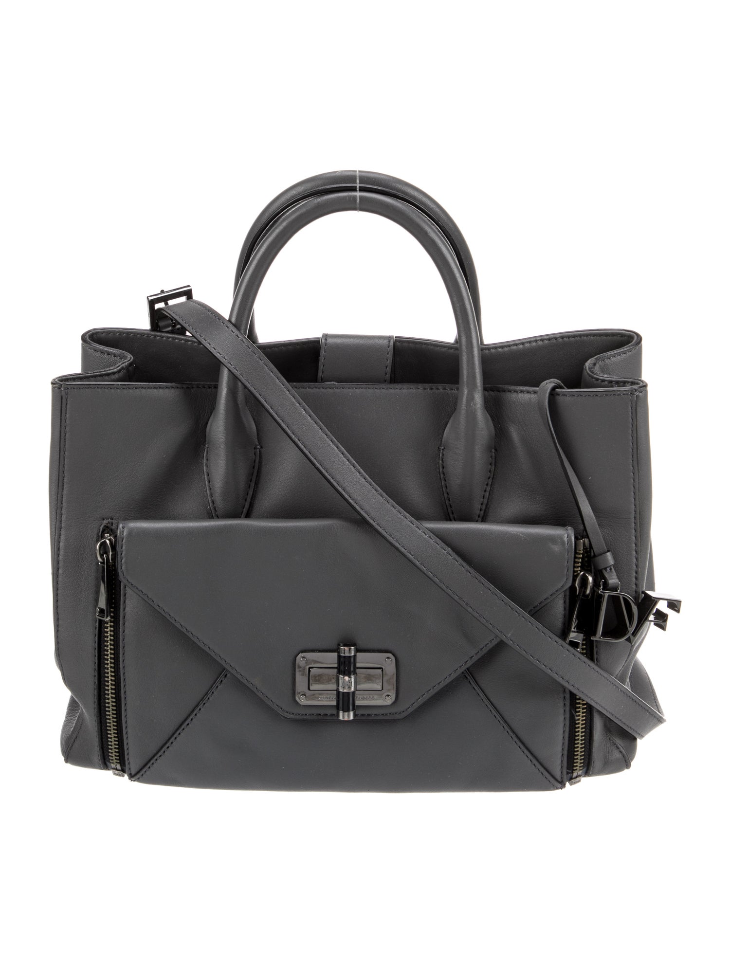 Diane von Furstenberg Leather Top Handle Bag