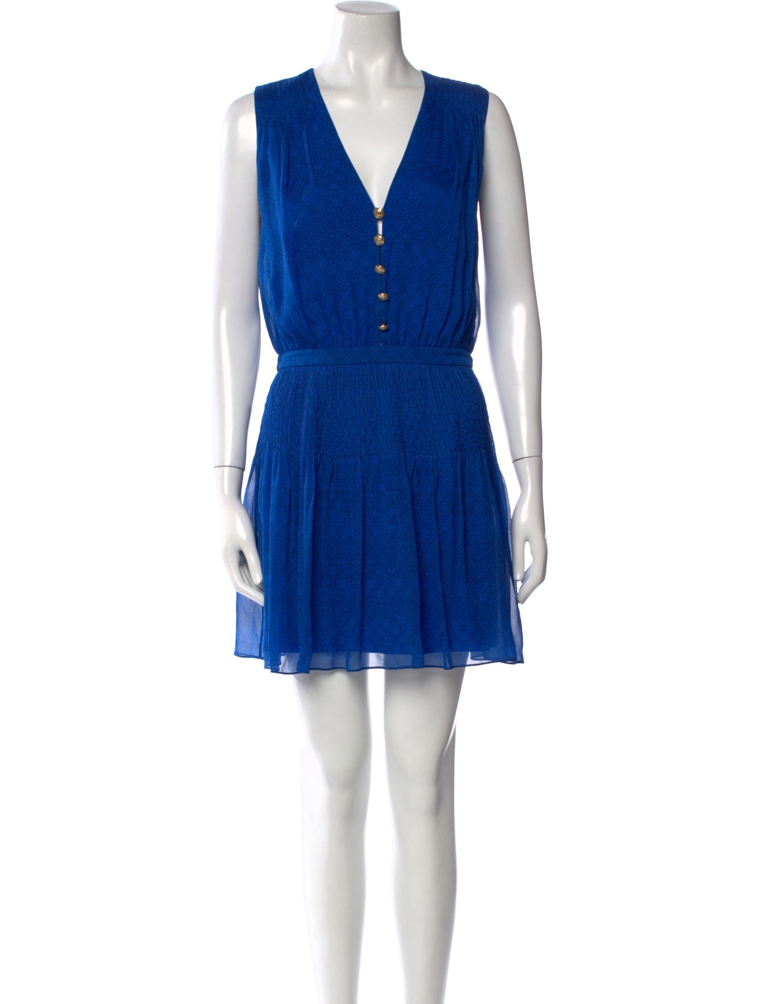 Diane von Furstenberg V-Neck Mini Dress