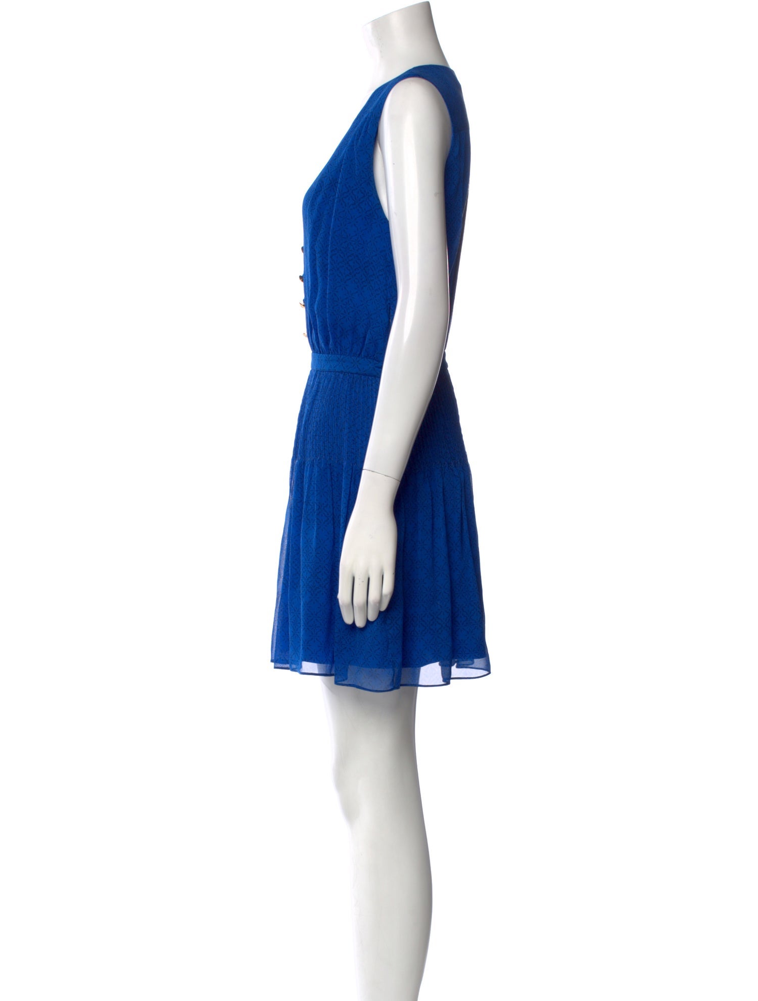 Diane von Furstenberg V-Neck Mini Dress