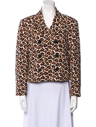 Diane von Furstenberg Animal Print Blazer