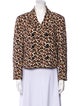 Diane von Furstenberg Animal Print Blazer
