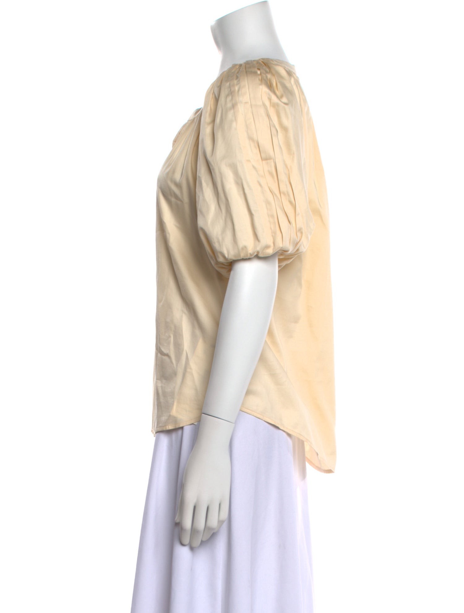 Diane von Furstenberg V-Neck Short Sleeve Blouse