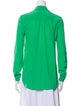 Diane von Furstenberg Silk Long Sleeve Button-Up Top