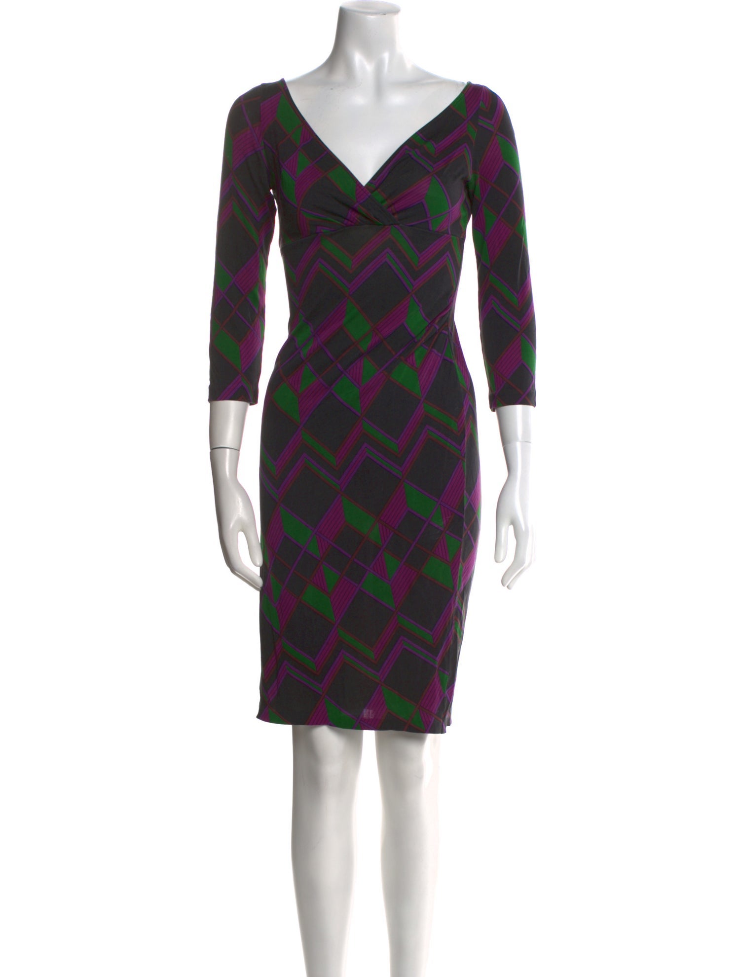 Diane von Furstenberg Silk Knee-Length Dress